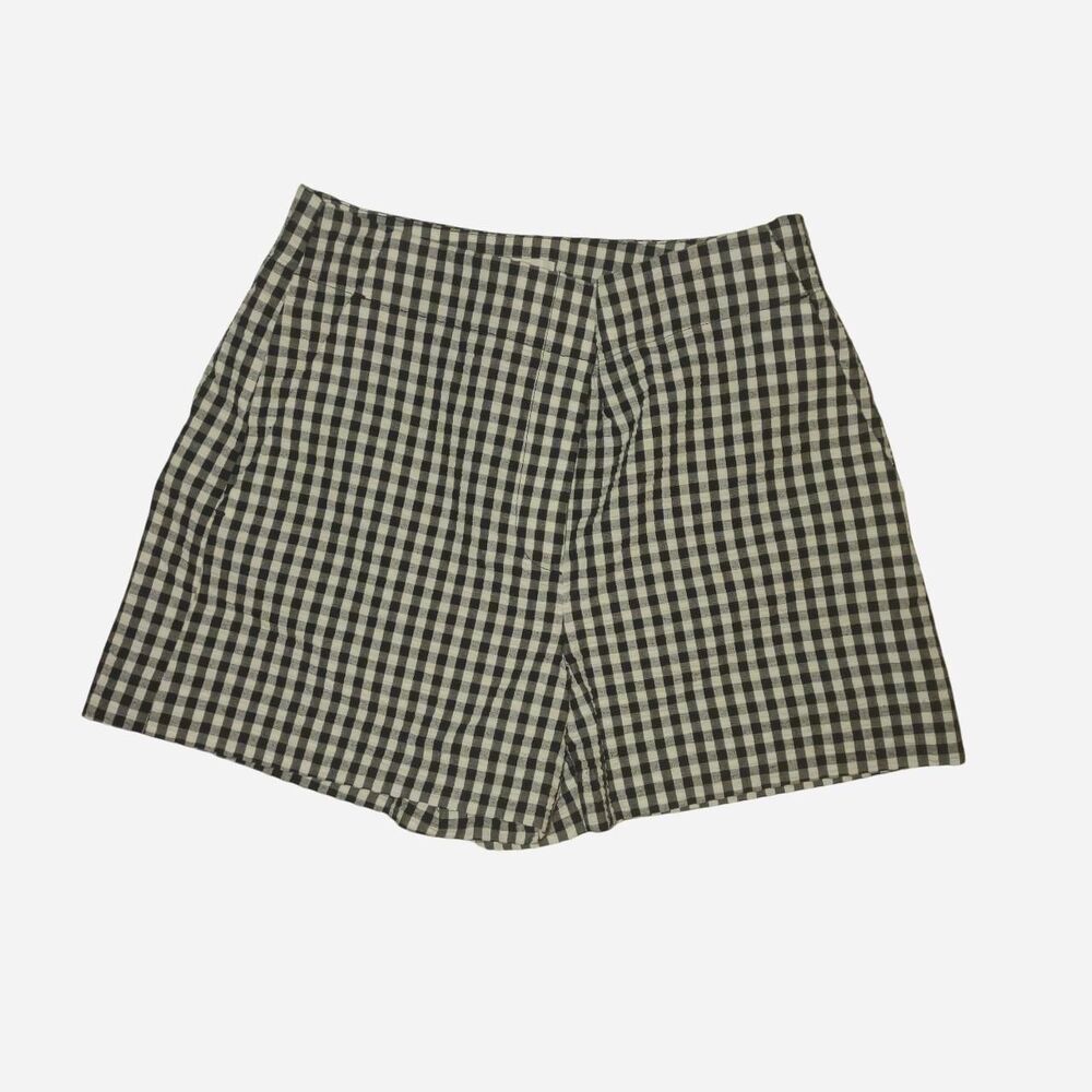 Loft-petite Women's Black and White Shorts